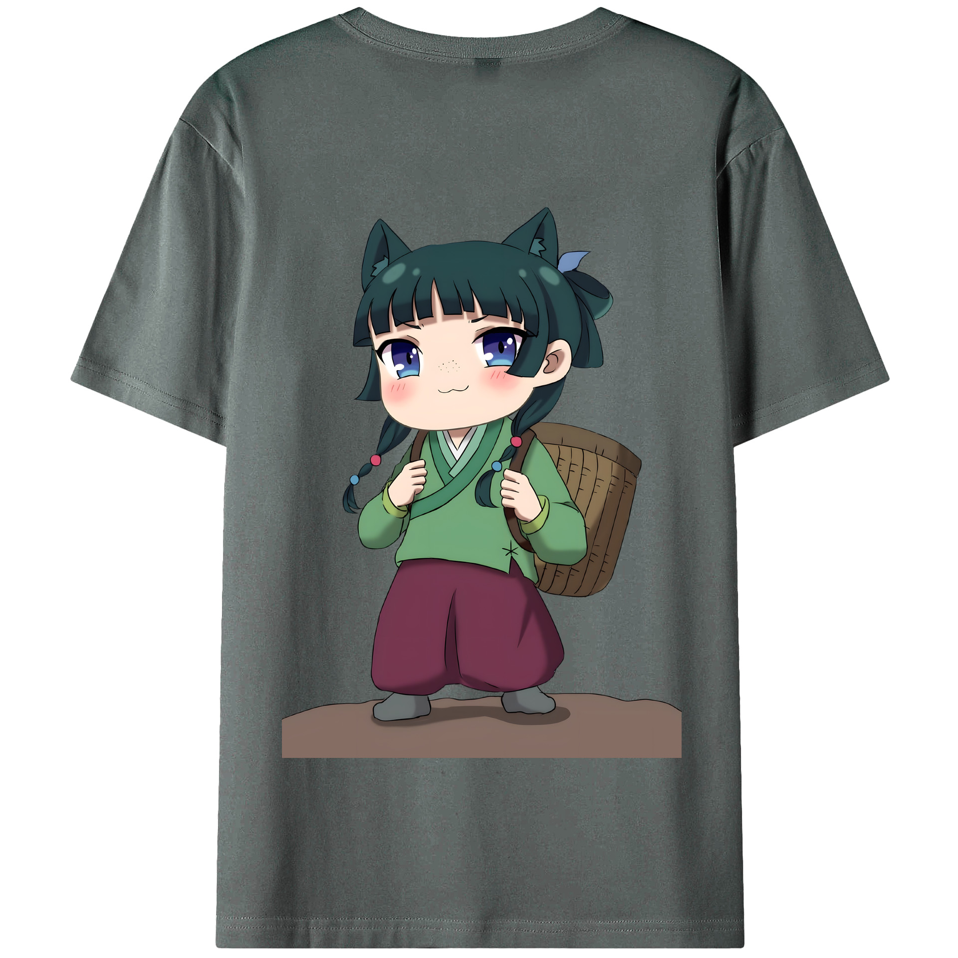 （画像用） 薬屋のひとりごと The Apothecary Diaries 綿100％半袖Tシャツ（背面プリント）